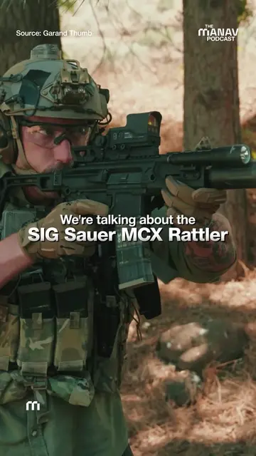 The SIG Sauer MCX Rattler folds down to just 16 inches, smaller than most laptop