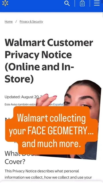 Walmart updated their privacy policy are collecting way more information than yo