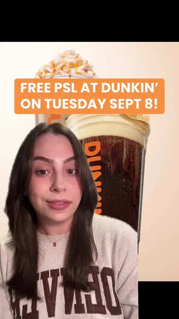 confirmed: deal is in the app!!    FREE Dunkin on Tuesday, September 8! You can 