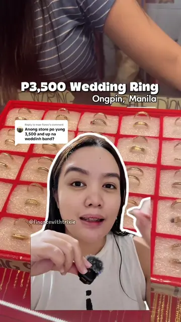 Replying to @mae flores Saan makakabili ng murang wedding ring sa Ongpin, Manila