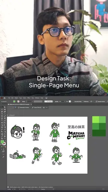 Today design task: Single-Page Menu! Btw I've seen a lot of you guys asking abou