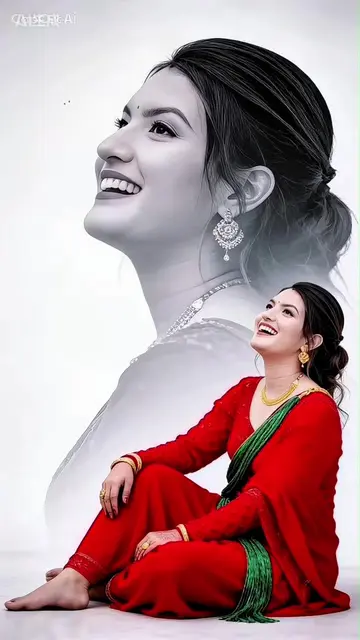 ✨ एउटै साधारण फोटोबाट यस्तो AI Double Exposure Portrait बनाउन सकिन्छ 😳📸 के तपा