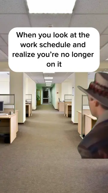 I have 3 weeks off? Awesome! Wait, am I fired? #fyp #memes #work #worklife #work