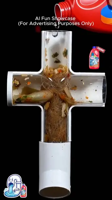 Watch the blockage melt away! #natruth #fyp #draincleaner #cleaninghack #satisfy