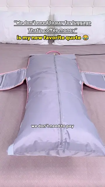 Why pay for checked luggage when one bag can do this?✈️ #travelbag #carryonbag #