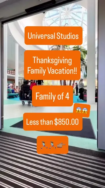 🦃🚨 THANKSGIVING WEEK AT UNIVERSAL FOR $837?! 🚨🦃 Yes, you read that right! 👀