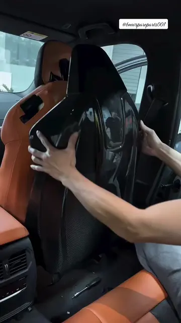 Carbon seatback cover -replacment ! G80/G82/G87/ F91/F92/F93/F97/F98/G42 /G22! p