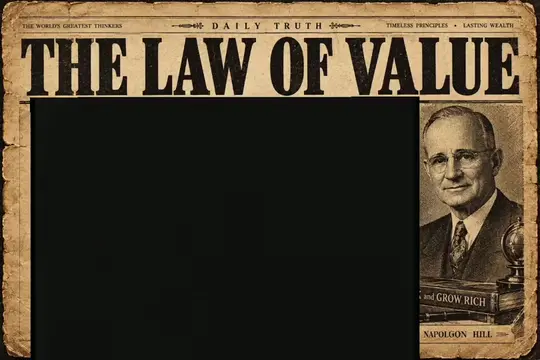 THE LAW OF VALUE — Why Money Flows Toward People Who Create Value Why do some pe