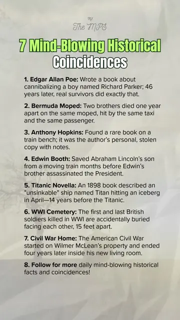 Mind-Blowing Historical Coincidences