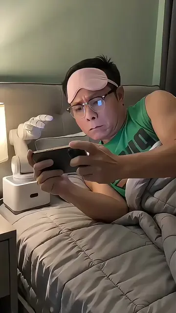 #capcut #capcutpioneer #capcutnow Bedtime! 🤖 The robot steals your phone to mak