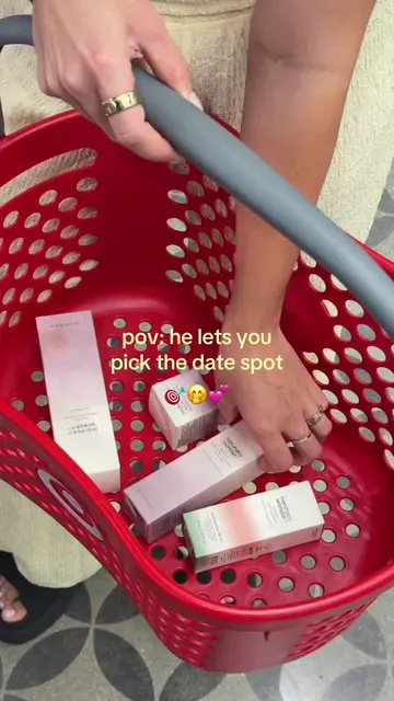 When he says "get whatever you want," heading straight to the K-Beauty section a