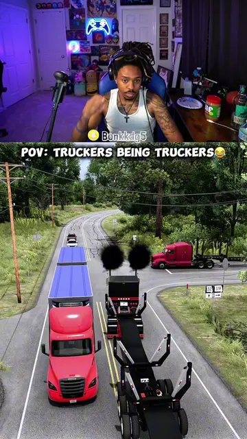 Patience be running thin😂 #fypシ #bonkclips #americantrucksimulator #funny #ifyk