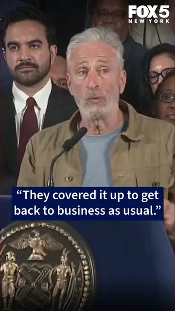 Jon Stewart spoke out on the post-9/11 health crisis after Mayor Mamdani announc