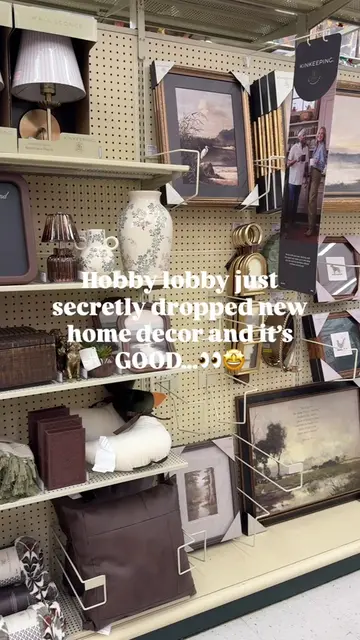 Hobby lobby just secretly dropped new home decor, and it’s GOOD🤩  Have you chec