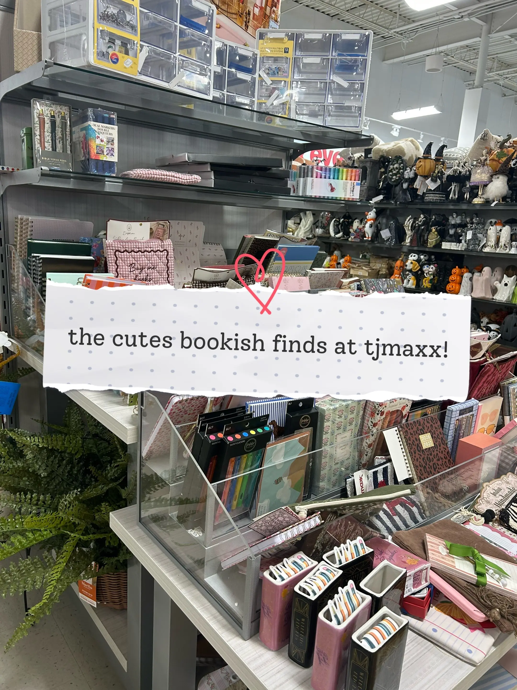 there were so many cute bookish finds at tjmaxx today! the candles are such a ne