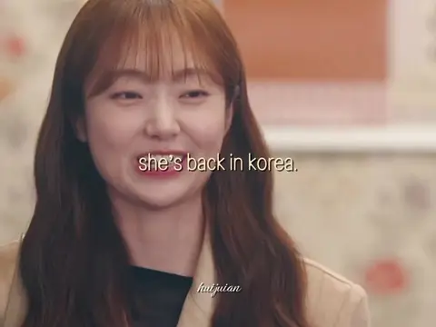 my bias my boss eps 12, nam dareum balik ke korea habis dari paris terus bilang 