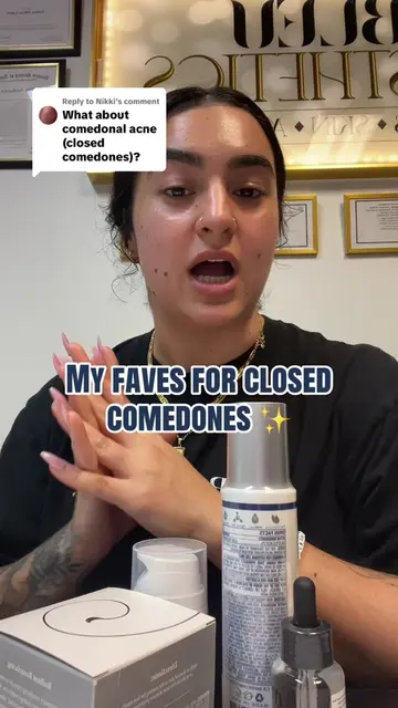 Replying to @Nikki this is what I typically like to use for closed comedones! Hy