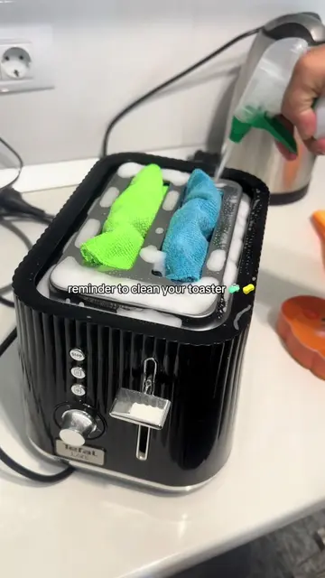 Reminder to clean your toaster 🧼 🧽 🫧  #CleanTok #clean #cleaning #cleantokuk 