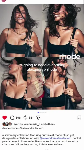 miss alexandra im going to need everything!!!  #rhode #alexandraleclerc #leclerc