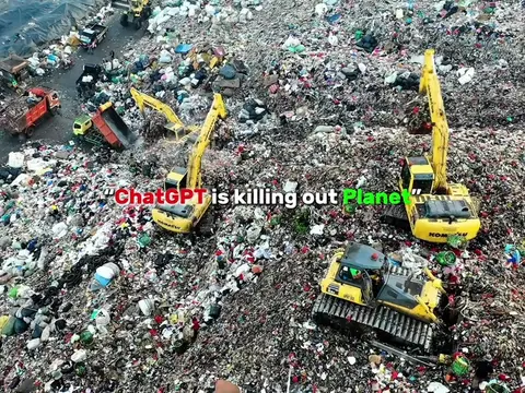 @EcoGPT  your chatbot is drinking the planet, this one replants it. #ecogpt #ai 