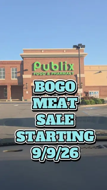 New Sale Alert!! bogo meat sale Starting 9/9/26 at Publix #bogosale #couponingfo