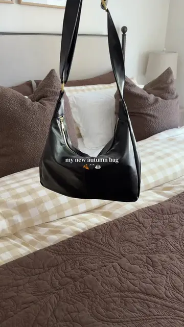 fave bag for fall☕️🍂🖤✨ #fallbag #fallseason #fallaesthetic #autumnaesthetic 