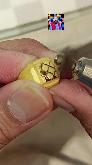 handicrafts satisfying beautiful box cutting jents goldring engraving 🥰 #TikTok