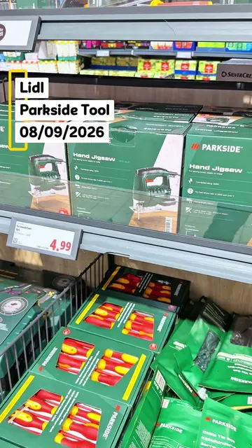 What’s New in Middle of Lidl Aisle Haul This Week? | Parkside Hand Jigsaw | Sept
