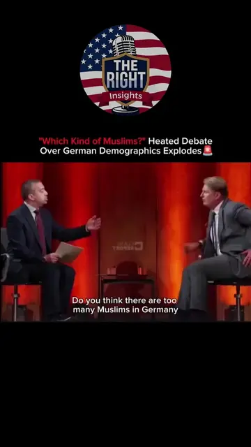 A heated exchange erupts during a live stage debate between journalist Mehdi Has