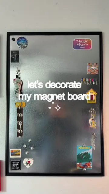 can’t wait to add SO much more! i’m in love with how it came out ⭐️ #DIYmagnetbo