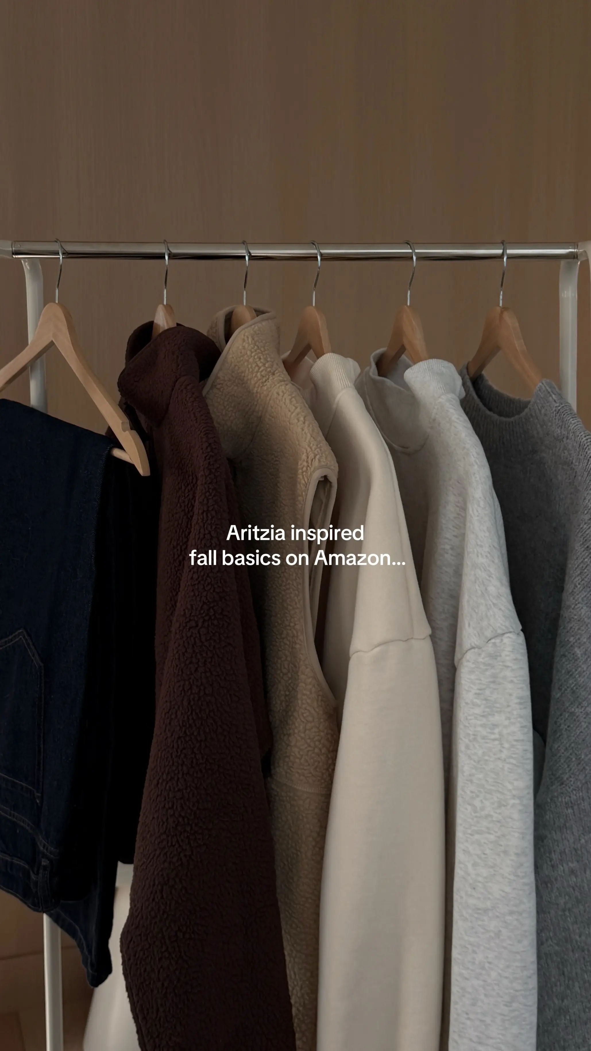 my most worn fall basics from Amazon that feel similar to Aritzia styles for les