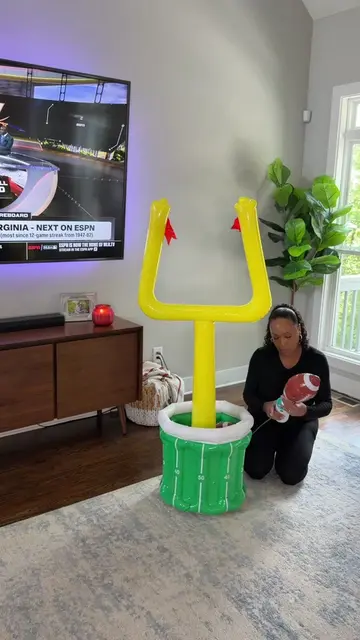 I put together this Game Day setup for my husband and his friend who was visitin