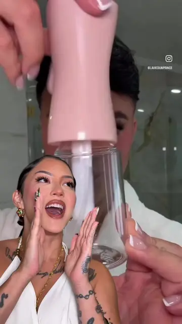 Beauty hack that apparently actually works: micellar water spray bottle 🫪🤞🏼 c