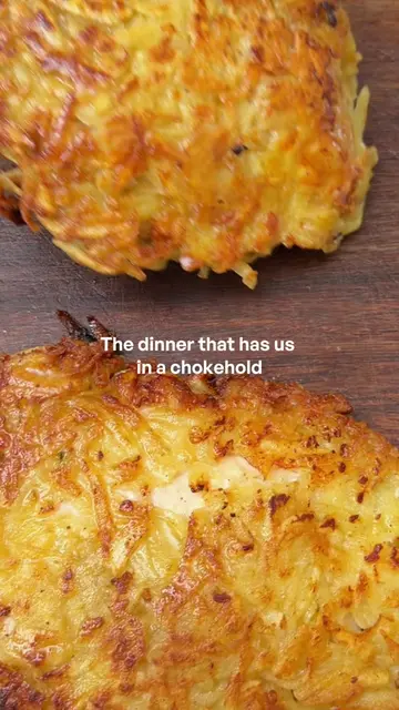 Hash brown crusted chicken schnitzel we’re not expected to be THIS delicious. 10