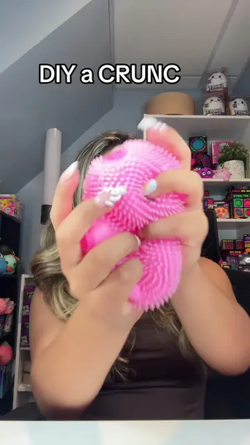 DIY A CRUNCHY SQUISHY WITH ME!!! #fyp #squishy #DIY #crunchysquishy #viral 