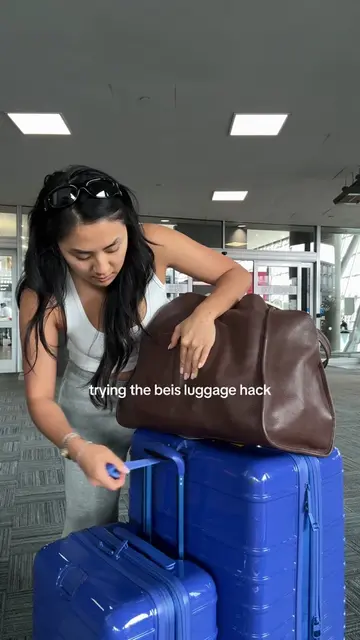 @BÉIS was designed by women and i have proof #beis #travelhack #luggage #travelt