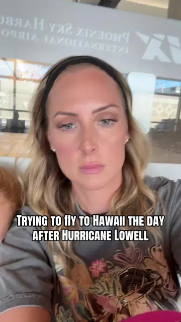 When you are supposed to fly to Kauai the day after a huge Hurricane! #hurricane