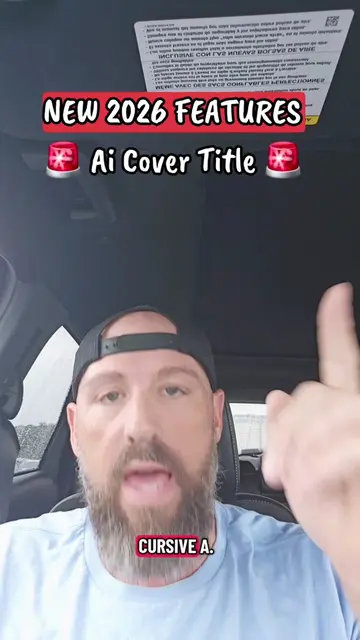 How to use the new Ai Cover title Feature  #newfeature #aicovertitle #tiktoktips