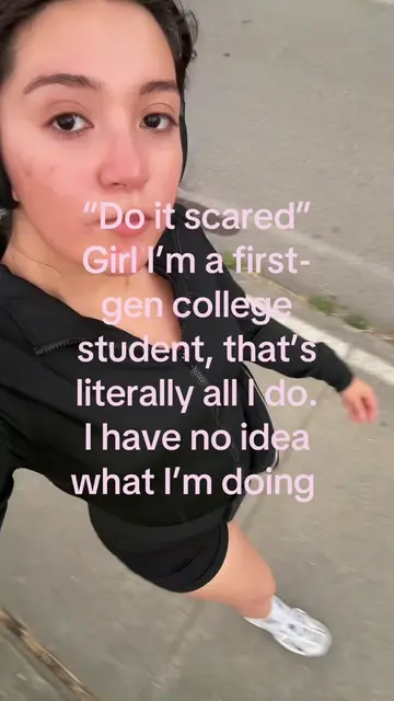 figuring it out as I go idk 🥲 #college #student #firstgen #university #communit