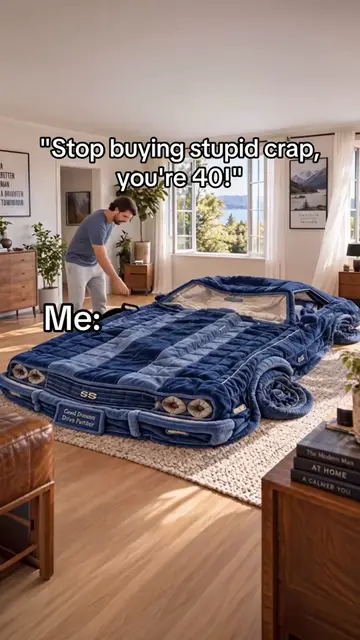 Who says car beds are just for kids! 🤣 We tried one out, and we're not going ba