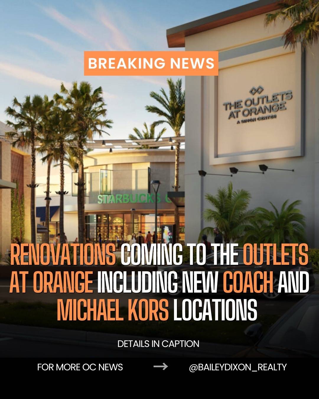 One of Orange County’s most iconic shopping centers is getting a facelift! The O