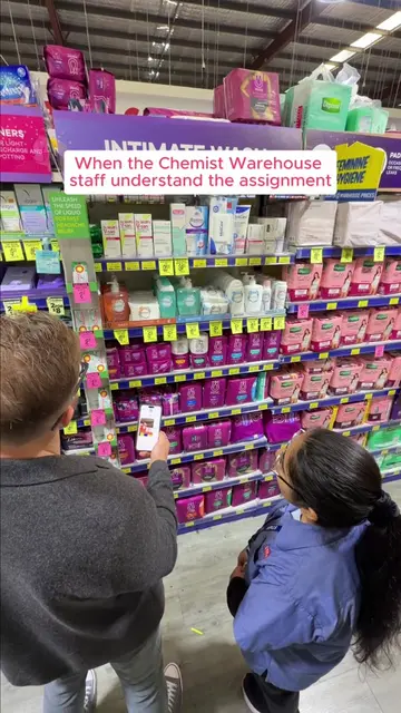 The assignment: find Femfresh. The staff: understood immediately 😎 #IveGotOneTo