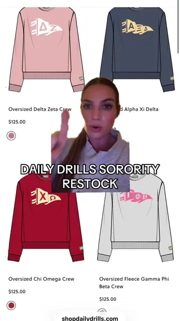 Linked in bio & story! 👏👏👏 #dailydrills #restock #sorority #dailydrillssorori