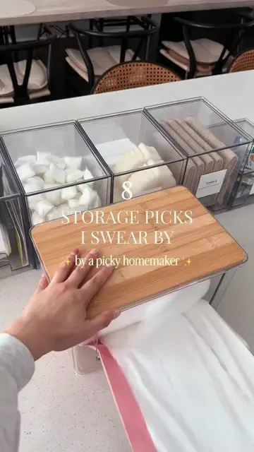 Follow + comment STORAGE for links! 💌 Long-time favorite storage finds for an o