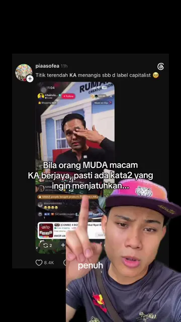Saya tak kesian kat KA, saya kesiankan mindset diorang ni. #wealth #rich #mindse
