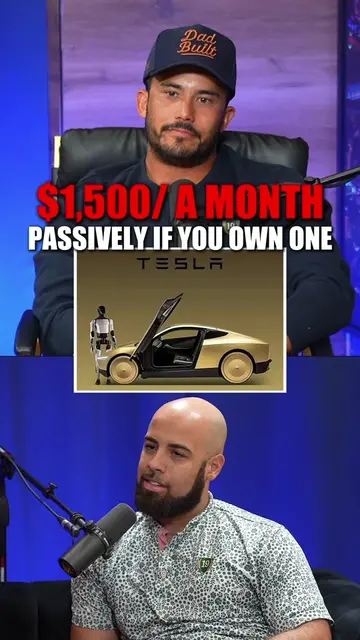 The Cyber Cab passive income play- $30K in, $1,500 a month out, Tesla does every