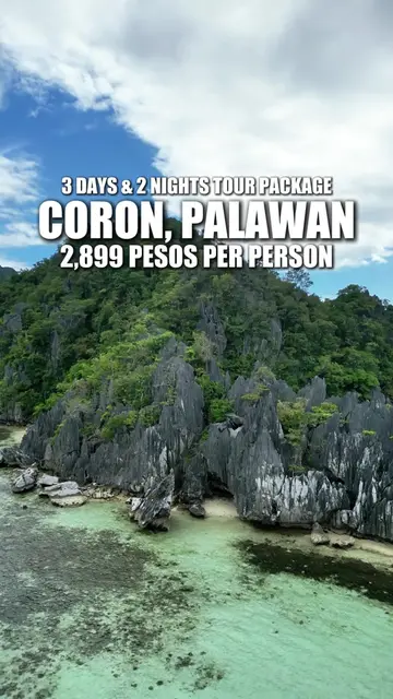 OMGGGG!! 😍🏝️ Explore Coron, Palawan for as low as 2,899 PESOS/PERSON!? 😱✨ Dre