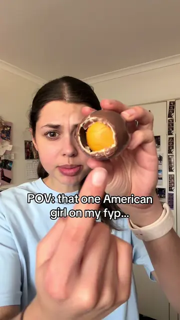 No hate to her whatsoever  xx #kindersurprise #american #fypviral #britishsnacks