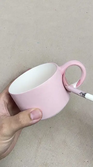 😻At the end of the video, you are the cutest person!#potterytiktok #DIY #painti