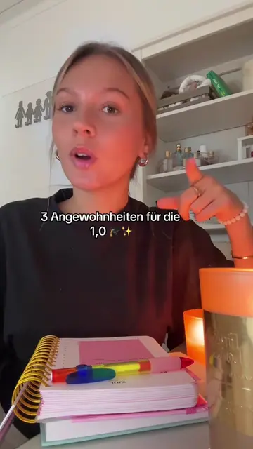 wollt ihr noch mehr Angewohnheiten für bessere Noten? #studyhacks #motivation #l